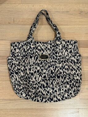 Marc By Marc Jacobs Black & White Leopard Print Tote